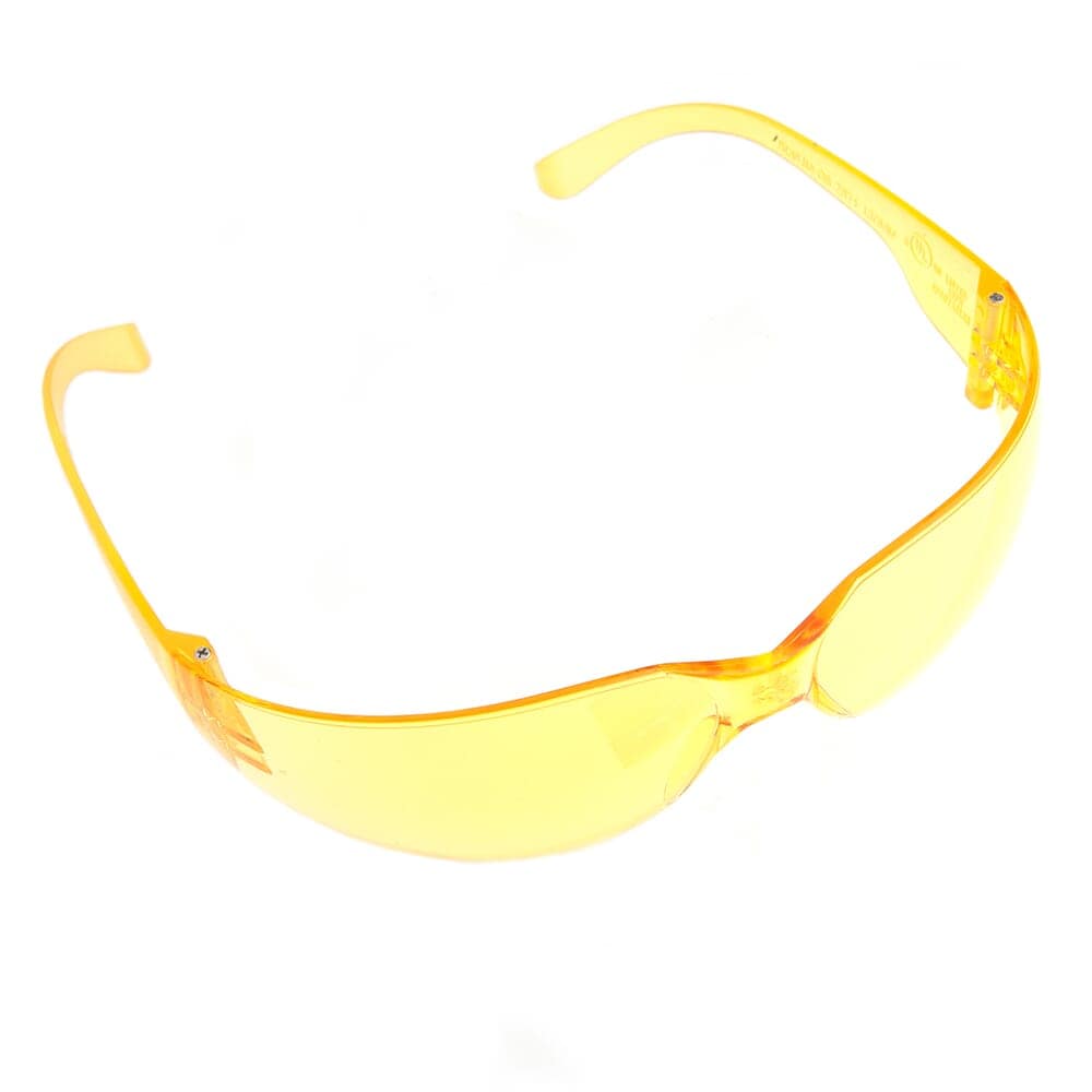 55329 Safety Glasses, Amber Lens